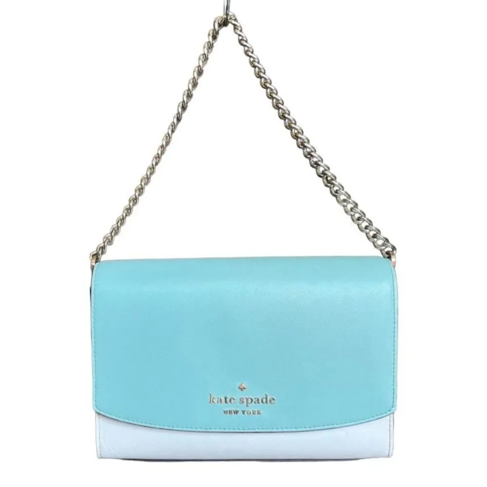Preloved Kate Spade Carson Convertible Crossbody Bag Purse - Colorblock Poolside